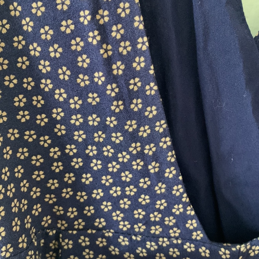 Kimchi Blue Navy Wrap Jumpsuit with flowers - Picture 6 of 6